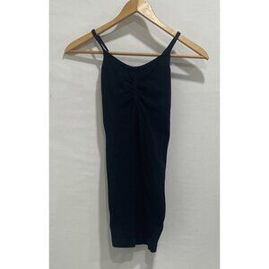 Athleta Womens Fitness Support Tank Top XS Black Built In Bra Lightweight Run